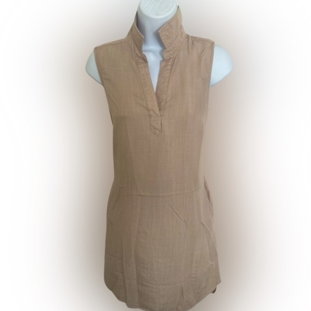 Chelsea & Theodore Dress - S tan , tencel